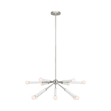 Load image into Gallery viewer, Monroe Sputnik Chandelier in Polished Nickel (12-Light).
