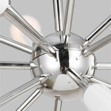 Load image into Gallery viewer, Monroe Sputnik Chandelier in Detail.