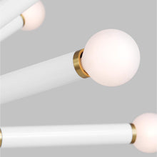 Load image into Gallery viewer, Monroe Sputnik Chandelier in Detail.