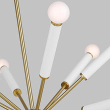 Load image into Gallery viewer, Monroe Sputnik Chandelier in Detail.