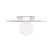 Load image into Gallery viewer, Nodes Flush Mount Ceiling Light in Polished Nickel (Medium).