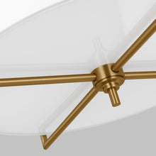 Load image into Gallery viewer, Perno Midcentury Semi Flush Mount Ceiling Light in Detail.