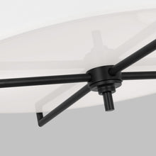 Load image into Gallery viewer, Perno Midcentury Semi Flush Mount Ceiling Light in Detail.