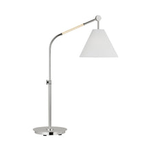 Load image into Gallery viewer, Remy Task LED Table Lamp in Polished Nickel.