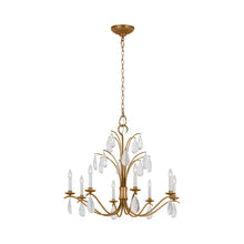 Load image into Gallery viewer, Shannon Chandelier in Antique Gild (Large).
