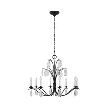 Load image into Gallery viewer, Shannon Chandelier in Aged Iron (Large).