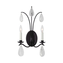 Load image into Gallery viewer, Shannon Wall Light in Aged Iron.