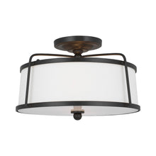 Load image into Gallery viewer, Stonington Semi Flush Mount Ceiling Light in Detail.