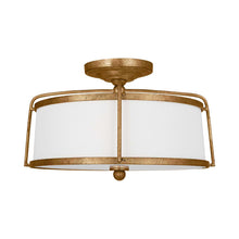 Load image into Gallery viewer, Stonington Semi Flush Mount Ceiling Light in Detail.