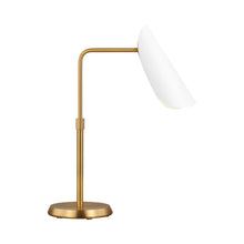 Load image into Gallery viewer, Tresa LED Desk Lamp in Matte White.