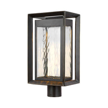 Load image into Gallery viewer, Urbandale Outdoor LED Post Light in Antique Bronze.