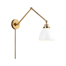 Load image into Gallery viewer, Wellfleet Adjustable Dome Wall Light in Detail.
