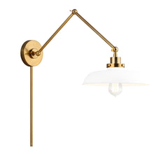 Load image into Gallery viewer, Wellfleet Adjustable Wide Wall Light in Detail.