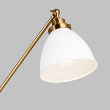 Load image into Gallery viewer, Wellfleet Dome LED Floor Lamp in Detail.