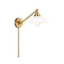 Load image into Gallery viewer, Wellfleet Wide Wall Light in Detail.