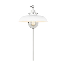 Load image into Gallery viewer, Wellfleet Wide Wall Light in Detail.
