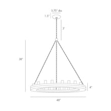 Load image into Gallery viewer, Geoffrey Chandelier - line drawing.