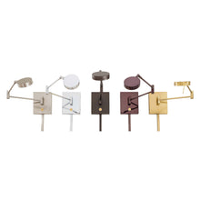 Load image into Gallery viewer, George's Reading Room P4308 LED Swing Arm Wall Light in various color.