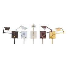 Load image into Gallery viewer, George's Reading Room P4318 LED Swing Arm Wall Light in various color.