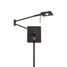 Load image into Gallery viewer, George's Reading Room P4328 LED Swing Arm Wall Light in Copper Bronze Patina.