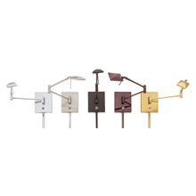 Load image into Gallery viewer, George's Reading Room P4328 LED Swing Arm Wall Light in various color.