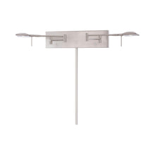 Load image into Gallery viewer, George's Reading Room P4329 2 Light LED Swing Arm Wall Light in Brushed Nickel.