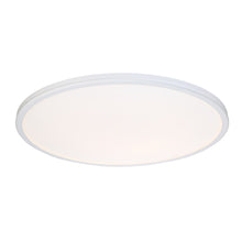 Load image into Gallery viewer, Geos LED Round Low-Profile Flush Mount Light in X-Large/3000K/White.