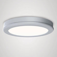 Load image into Gallery viewer, Geos LED Round Low-Profile Flush Mount Light in Detail.