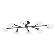 Load image into Gallery viewer, Giselle 8-Light Semi-Flush Mount Ceiling Light in Old Bronze.