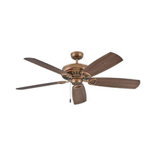 Load image into Gallery viewer, Gladiator Ceiling Fan in Antique Copper.