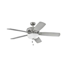 Load image into Gallery viewer, Gladiator Led Ceiling Fan in Brushed Nickel.