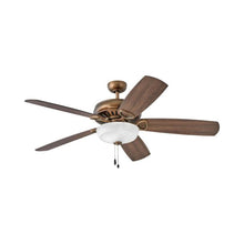 Load image into Gallery viewer, Gladiator Led Ceiling Fan in Antique Copper.