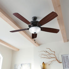 Load image into Gallery viewer, Gladiator LED Ceiling Fan in Detail.