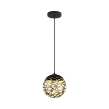 Load image into Gallery viewer, Golden Eclipse LED Pendant Light in Small.