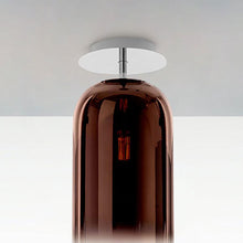 Load image into Gallery viewer, Gople Mini Semi-Flush Mount Ceiling Light in Detail.