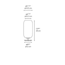 Load image into Gallery viewer, Gople Mini Table Lamp - line drawing.