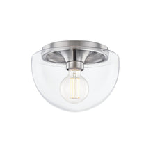Load image into Gallery viewer, Grace Round Flush Mount Ceiling Light in Polished Nickel/Small.