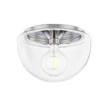 Load image into Gallery viewer, Grace Round Flush Mount Ceiling Light in Polished Nickel/Large.
