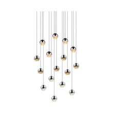 Load image into Gallery viewer, Grapes® 16-Light Square LED Multipoint Pendant Light.