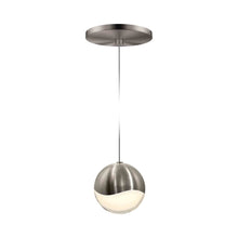 Load image into Gallery viewer, Grapes® LED Pendant Light in Round/Satin Nickel (Large).