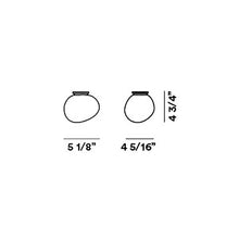 Load image into Gallery viewer, Gregg Ceiling/Wall Light - line drawing.