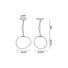 Load image into Gallery viewer, Gregg Pendant Light - line drawing.