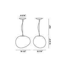 Load image into Gallery viewer, Gregg Pendant Light - line drawing.