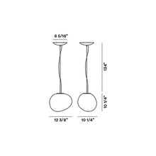 Load image into Gallery viewer, Gregg Pendant Light - line drawing.