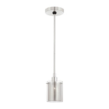 Load image into Gallery viewer, Grid II Mini Pendant Light in Chrome.