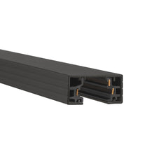 Load image into Gallery viewer, H Track 120V Single Circuit Track Section in Small/Black.