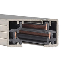 Load image into Gallery viewer, H Track 120V Single Circuit Track Section in Detail.