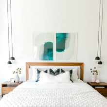 Load image into Gallery viewer, Haley Pendant Light in bedroom.