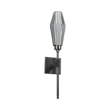 Load image into Gallery viewer, Aalto Belvedere LED Wall Light in Gunmetal/Smoke Glass (6.5-Inch).