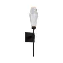 Load image into Gallery viewer, Aalto Belvedere LED Wall Light in Matte Black/Clear Glass (6.5-Inch).